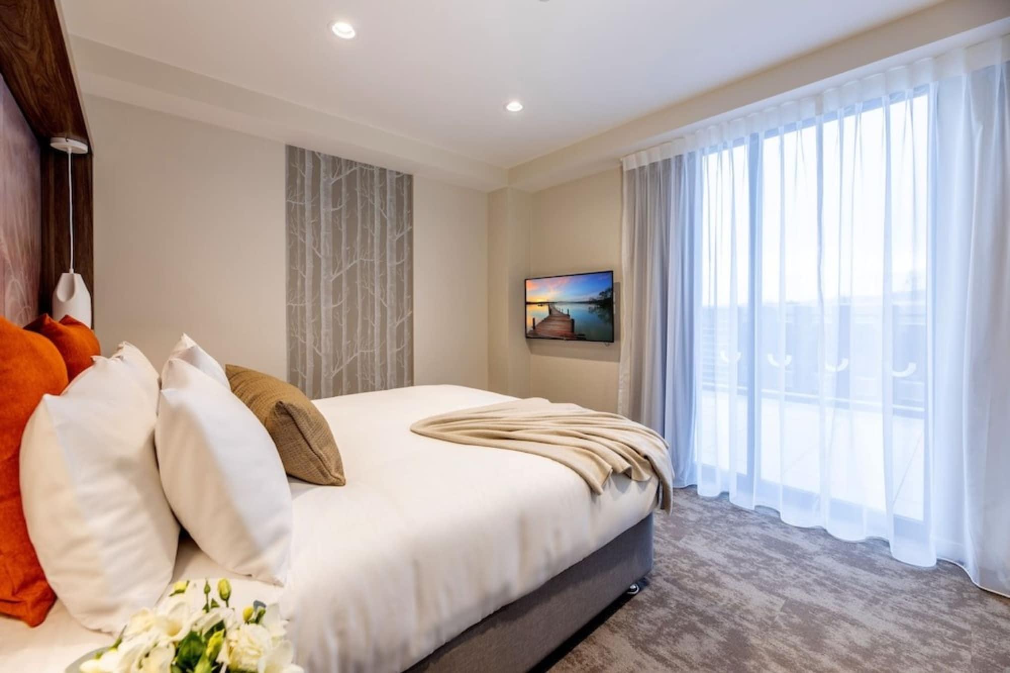 Sudima Christchurch City Εξωτερικό φωτογραφία A bedroom at the hotel