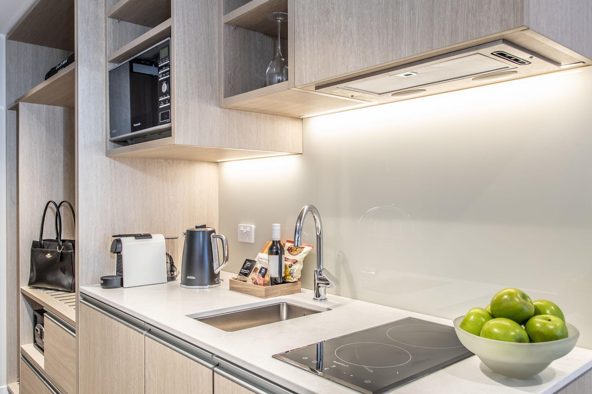 Sudima Christchurch City Εξωτερικό φωτογραφία A kitchen in a serviced apartment