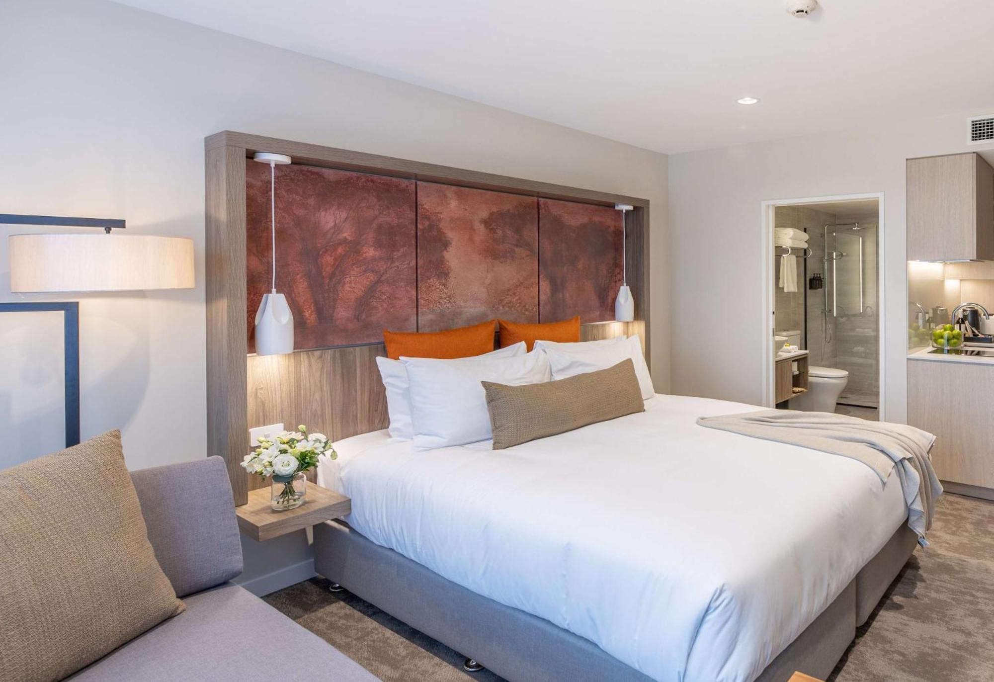Sudima Christchurch City Εξωτερικό φωτογραφία A bedroom at the hotel
