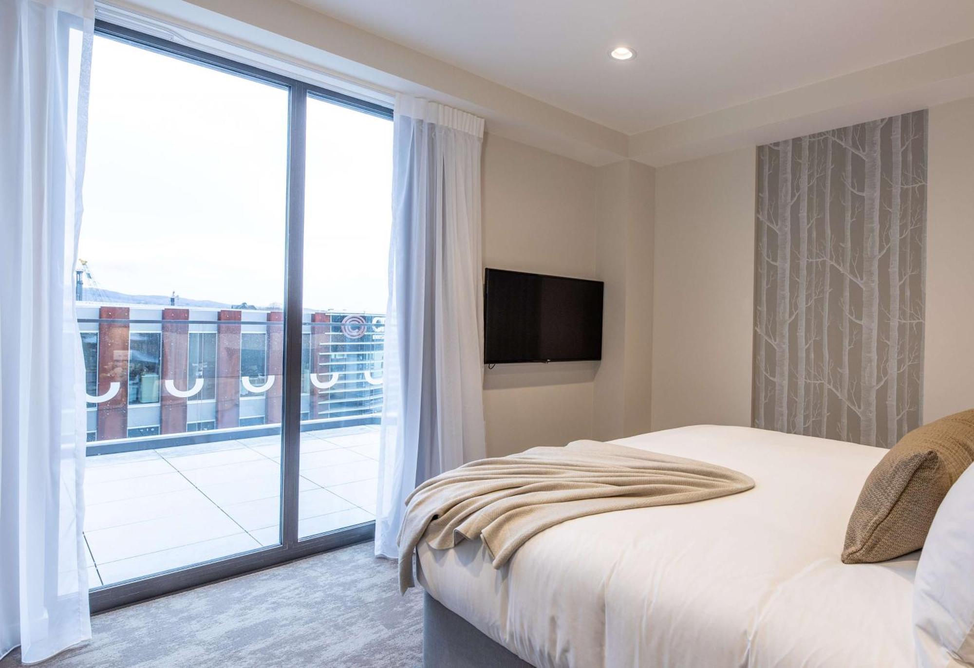 Sudima Christchurch City Εξωτερικό φωτογραφία A bedroom at the hotel